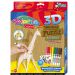 Puzzle drewniane 3D Żyrafa Patio Colorino 38348